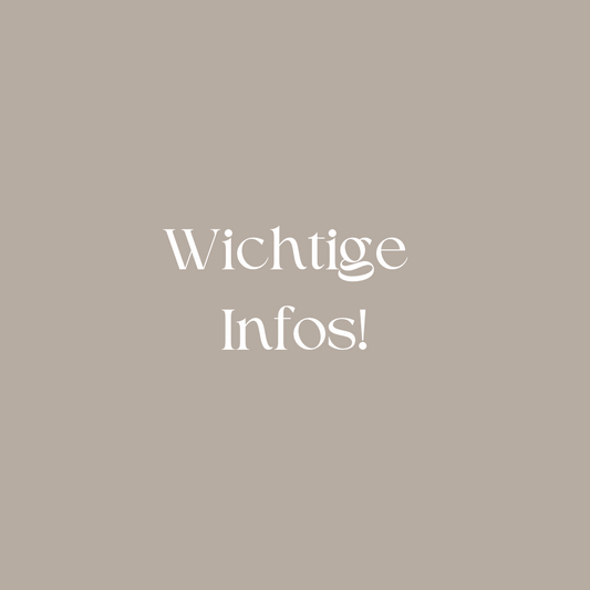 Wichtige Infos 🚨