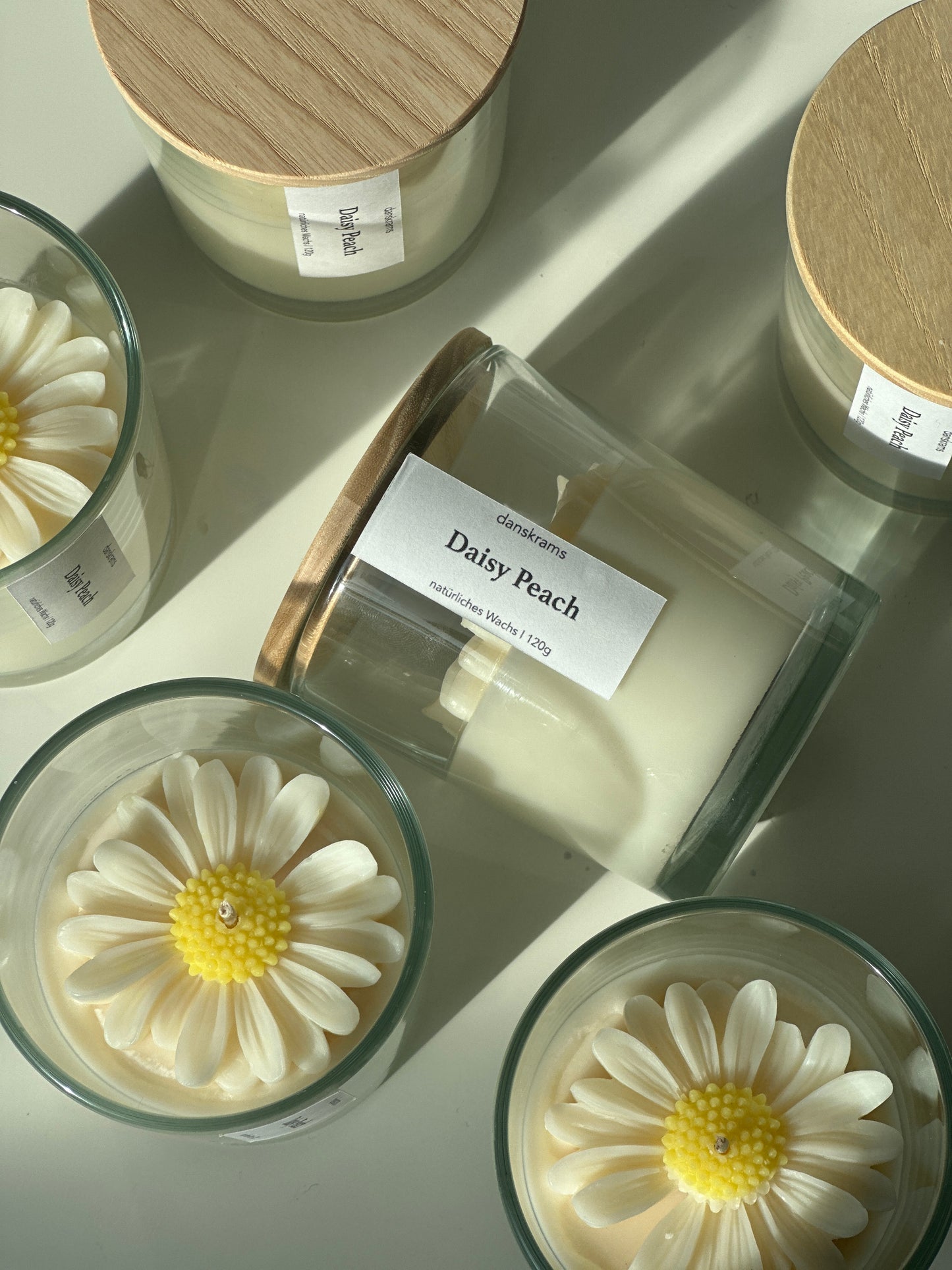 Duftkerze "Daisy Peach"