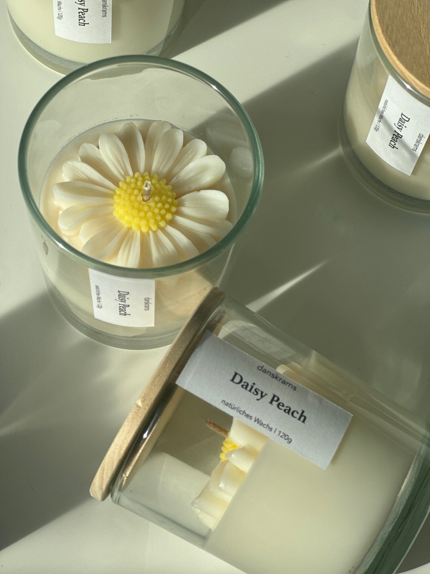 Duftkerze "Daisy Peach"