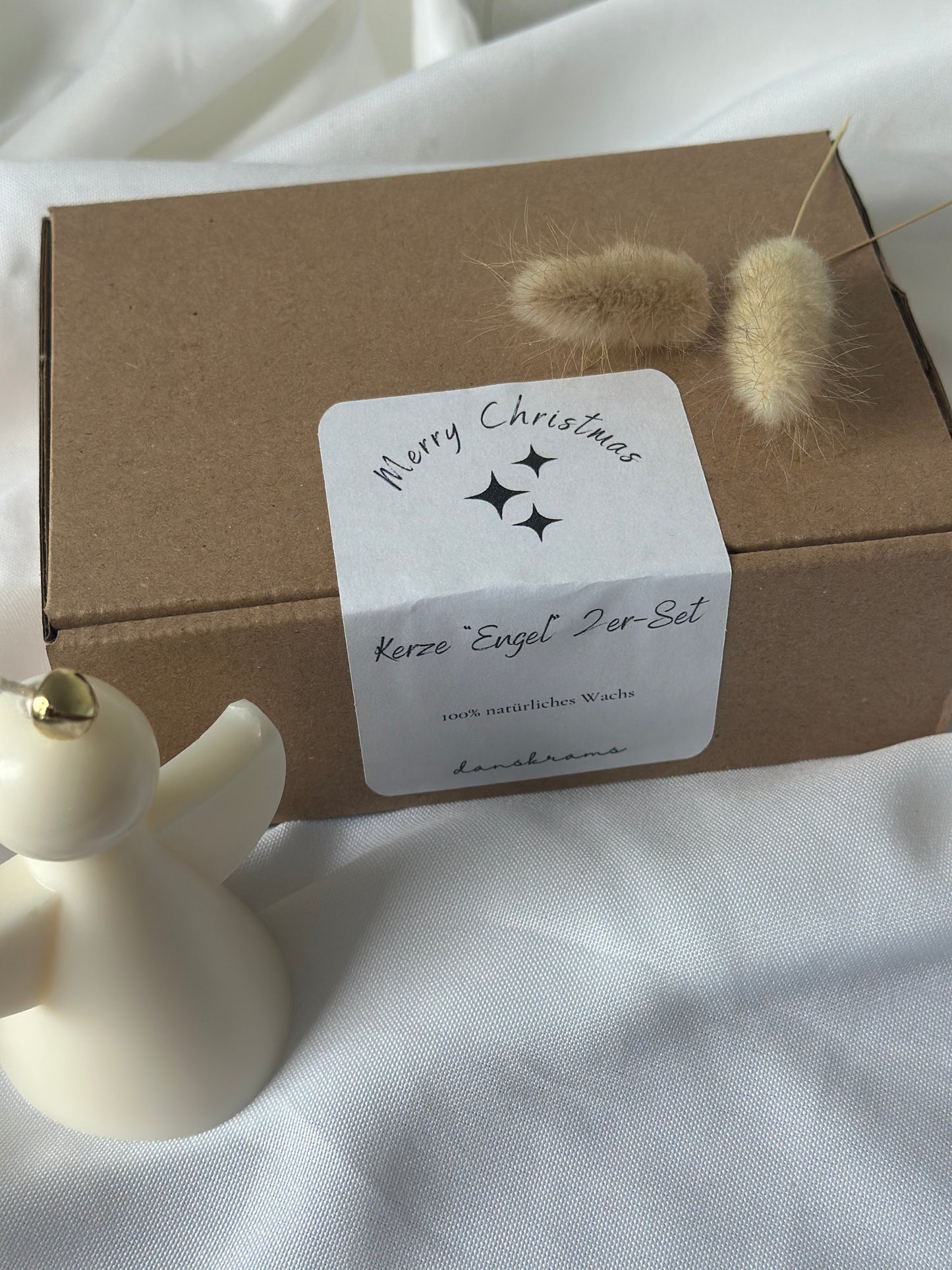 2er-Set Kerze "Engel" | Geschenkset