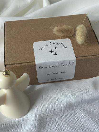 2er-Set Kerze "Engel" | Geschenkset