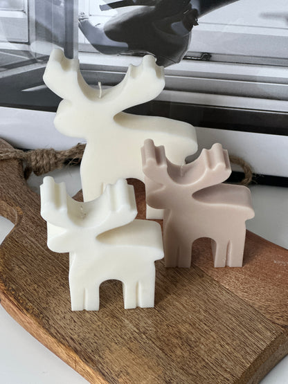 2er-Set Kerze "Elch" | Geschenkset